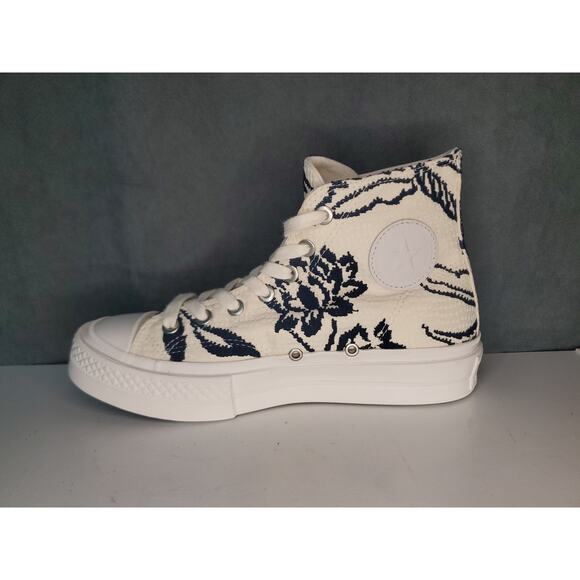 RARE Converse First String Chuck Taylor All Star Woven Floral Vibram Womens 8 - Picture 8 of 16